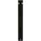 Ekena Millwork Miller Wrought Iron Bracket, (Single center brace), Antiqued Pale Gold 1 1/2"W x 7 1/2"D x 10"H BKTM01X07X10SMIAPG - alternate 6